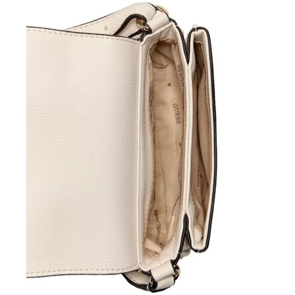 GUESS Calebra convertible mini shoulder crossbody bag - Off White - Picture 10 of 11